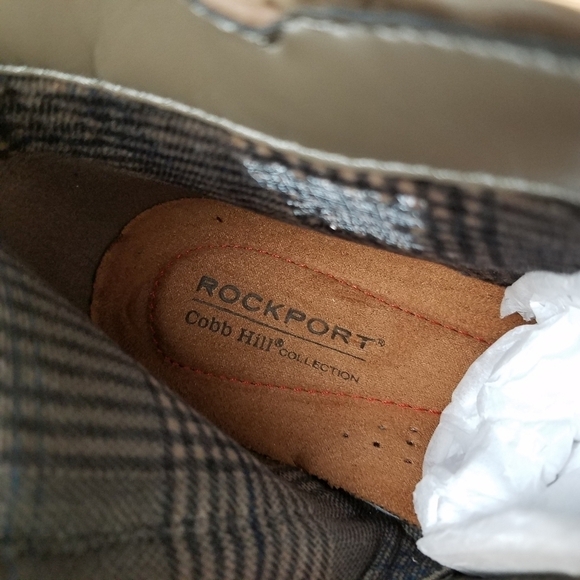 Rockport Cobb Hill Collection 5.5 US Rashel Boots Ankle Booties Nubuck Leather - Picture 4 of 11